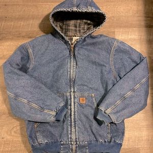 Vintage Carhartt Denim Jacket Lined